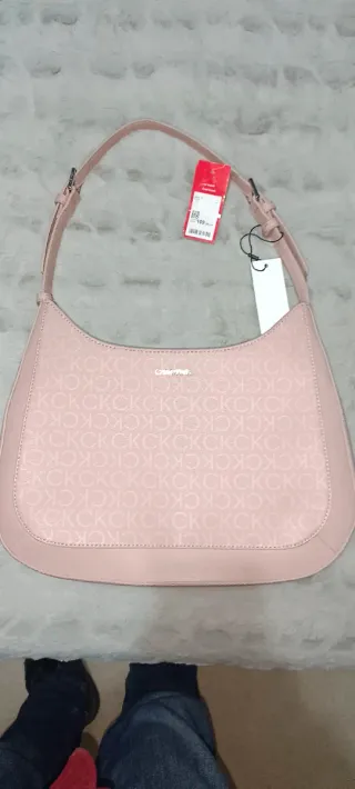 Bolso Calvin Klein Rosa Original