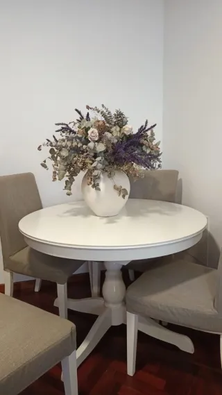 Mesa comedor redonda madera