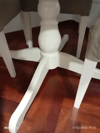 Mesa comedor redonda madera