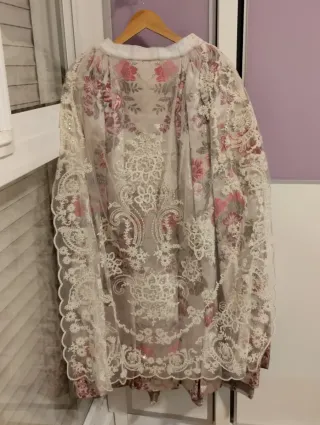 Traje Fallera Niña Flores y Encaje
