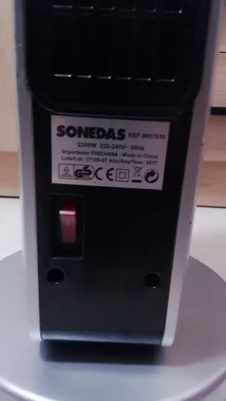 Calefactor torre cerámico SONEDAS 2200W