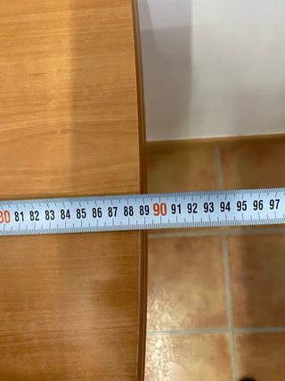 Mesa de madera extensible