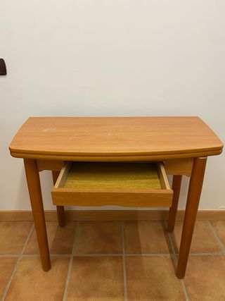 Mesa de madera extensible