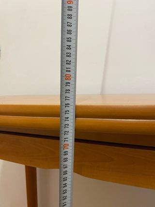 Mesa de madera extensible