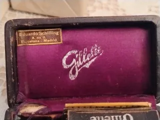 Caja Afeitado Gillette Antigua