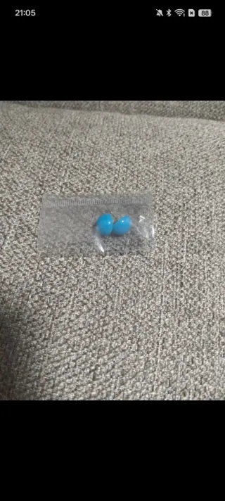 Pendientes azules sin estrenar