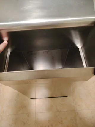 Cubo basura Jofel metal plateado