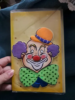 Tarjetas de Cumpleaños Payasos