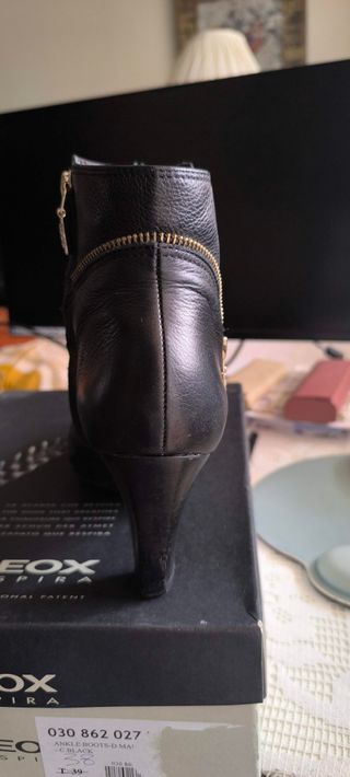 Botines Geox negros mujer talla 38