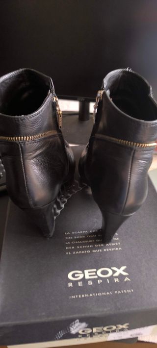 Botines Geox negros mujer talla 38