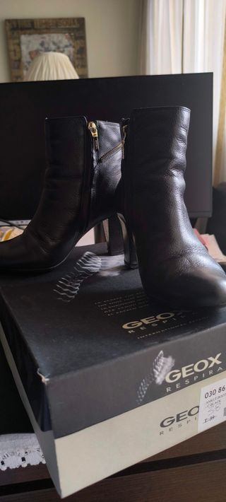 Botines Geox negros mujer talla 38