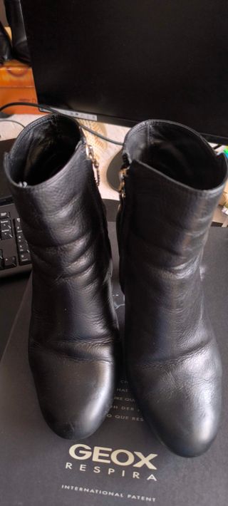 Botines Geox negros mujer talla 38