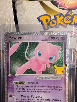 Mew ex Carta Pokémon Italiana 25° Anniversario