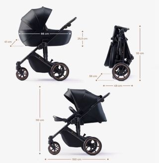 Kinderkraft Prime 2 Cochecito 2en1 Negro