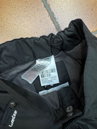 Pantalón de esquí negro wedze 8 años niño niña