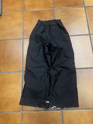 Pantalón de esquí negro wedze 8 años niño niña