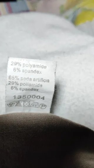 Mallas elásticas seda artificial beige