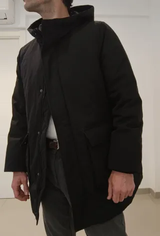 Uniqlo Chaquetón Plumas Ultra Cálido XXL Negro mat