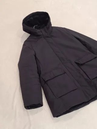 Uniqlo Chaquetón Plumas Ultra Cálido XXL Negro mat