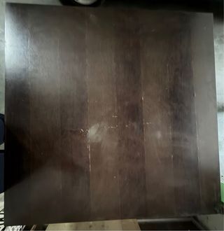 Mesa de comedor cuadrada madera