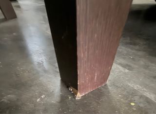 Mesa de comedor cuadrada madera