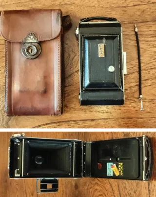 Kodak Six 20 Model C (EEUU 1933) + funda + cable