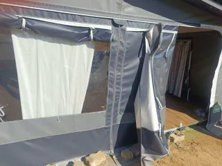 Caravana con Avance sobre el avance cocina casi to