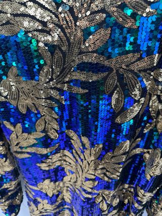 Disfraz Mono Carnaval Pareja lentejuelas hojas