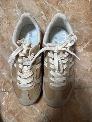 Pack Zapatillas Deportivas Beige y Azul