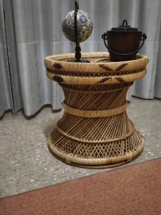 Juego Muebles Ratán Sillas Estilo Pavo