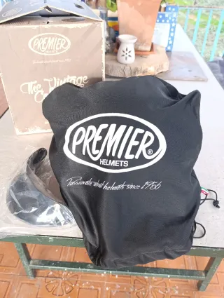 Casco Jet Premier Vintage.Nuevo con etiquetas.