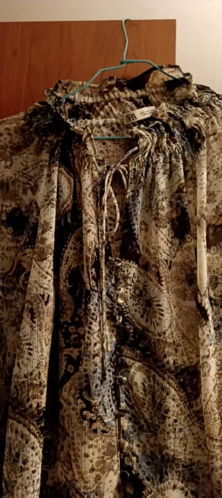 Blusa Zara Paisley Edición Especial