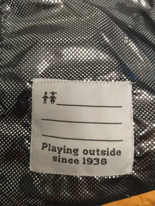 Plumífero Columbia Azul y Amarillo