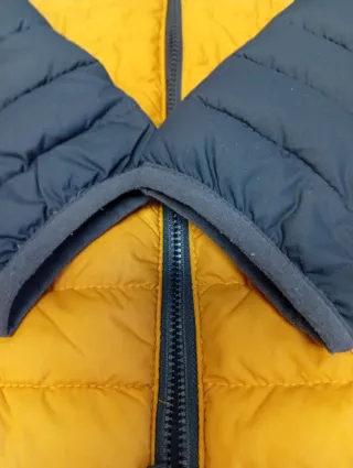 Plumífero Columbia Azul y Amarillo