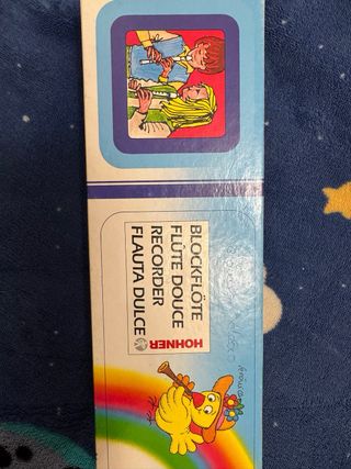 Flauta dulce Hohner de madera antigua