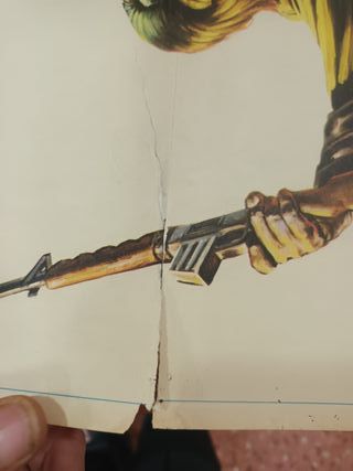 Póster Vintage Soldado Simio 1975 Vértice