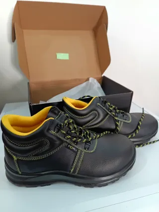 Botas de seguridad FORLI negras y amarillas nuevas