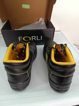 Botas de seguridad FORLI negras y amarillas nuevas