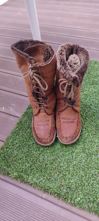 Botas Massimo Dutti Marrones Talla 38