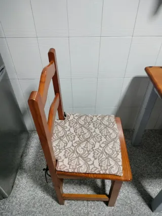 Sillas de cocina madera maciza