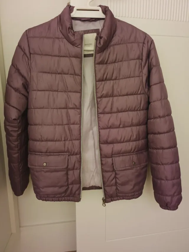 Cazadora acolchada lila 11-12 años