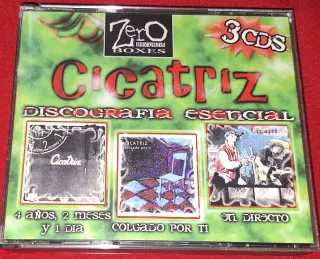 Cicatriz Discografía Esencial 3 CDs