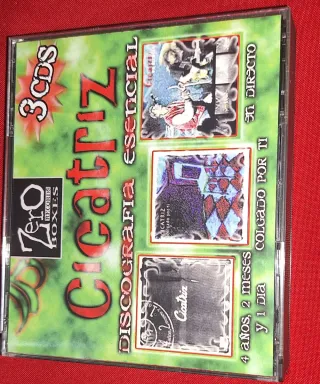 Cicatriz Discografía Esencial 3 CDs