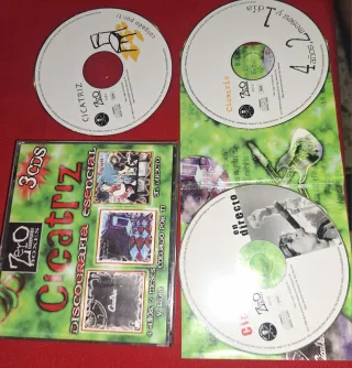 Cicatriz Discografía Esencial 3 CDs