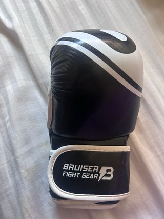 Guantes MMA Bruiser Fight Gear Negro/Blanco