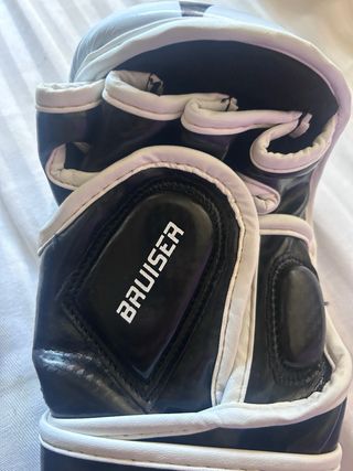 Guantes MMA Bruiser Fight Gear Negro/Blanco