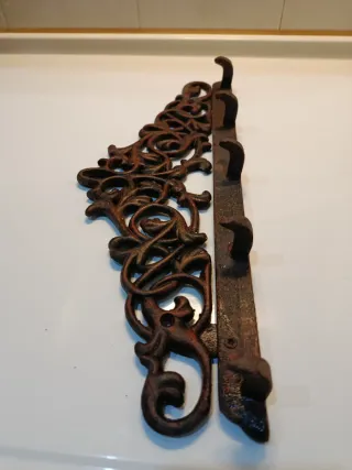 Perchero Cuelgallaves Metal Decorativo