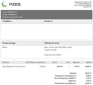 Filtro Eheim Ecco Pro 130 exterior acuario