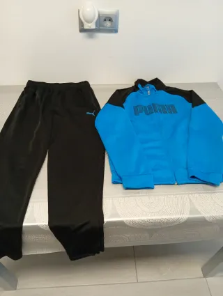 Chándal Puma Azul y Negro