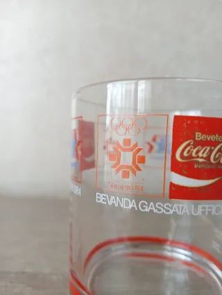 Set 4 Bicchieri Coca Cola Olimpiadi 1984